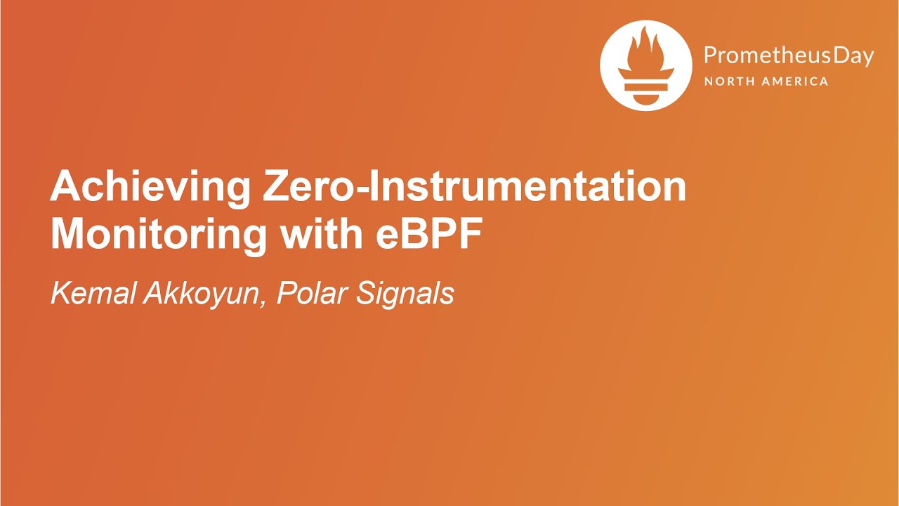 Achieving Zero-Instrumentation Monitoring with eBPF